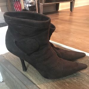 Brown ankle boots